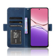 Θήκη με πτερύγιο για Oppo A5 Pro 5G, Card Slot, σκούρο μπλε