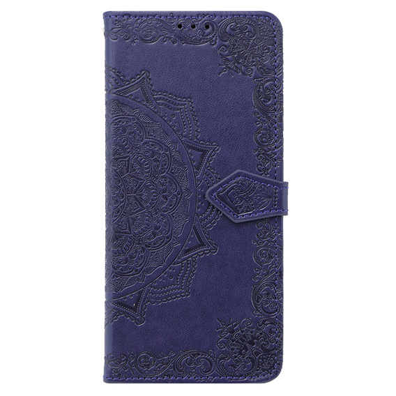 Θήκη με πτερύγιο για Xiaomi Poco X6 5G, Mandala, μωβ