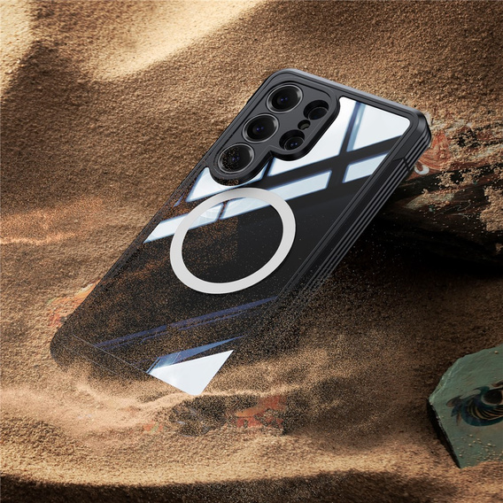 Θήκη Shockproof με γυαλί, για MagSafe για Samsung Galaxy S26 Ultra