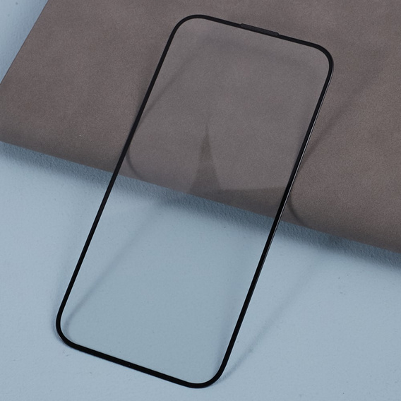 Μετριασμένο γυαλί 3D για iPhone 15, με κάλυμμα ηχείου, μαύρο