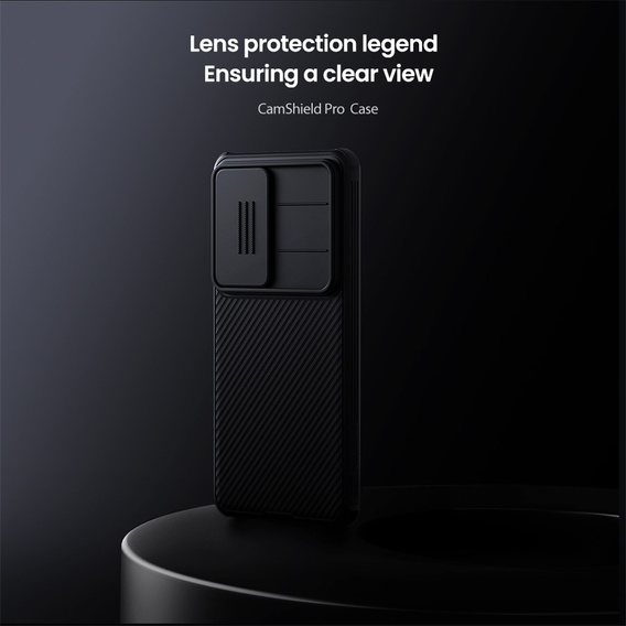 Θήκη NILLKIN Camshield Pro με προστατευτικό κάμερας για Samsung Galaxy S26, μαύρη