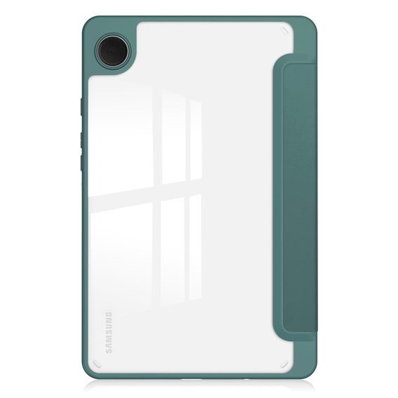 Θήκη για Samsung Galaxy Tab A9, Smartcase Hybrid, με χώρο για γραφίδα, σκούρα πράσινη