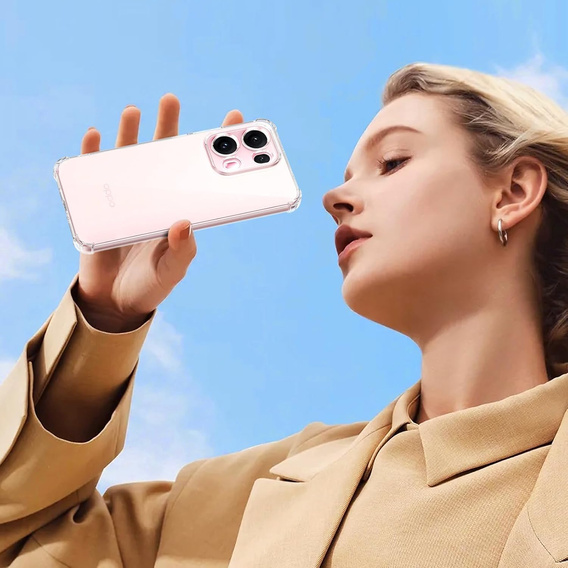 Θήκη για Oppo Reno 13 Pro, Dropproof, διαφανής