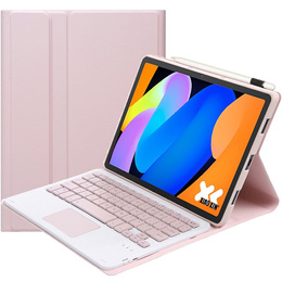 Θήκη πληκτρολογίου Bluetooth για Lenovo Idea Tab 11" 2025 TB336FU TB336ZU, ροζ