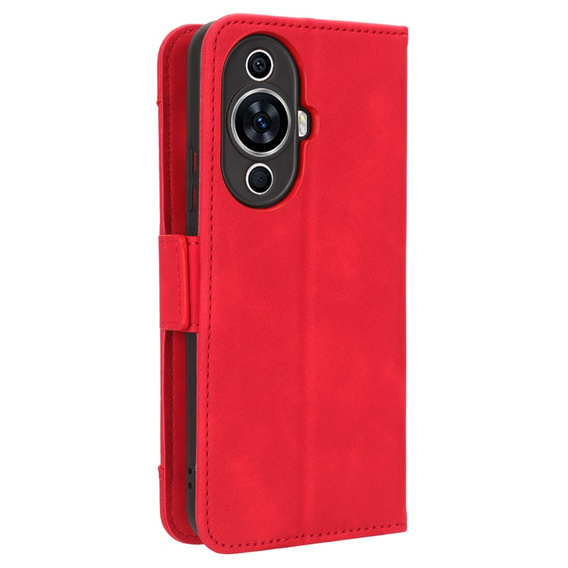 Θήκη με πτερύγιο για Huawei Nova 11 Pro, Card Slot, κόκκινη