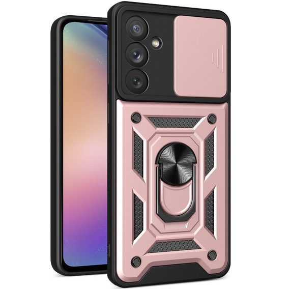 Θήκη για Samsung Galaxy A54 5G, CamShield Slide, ροζ