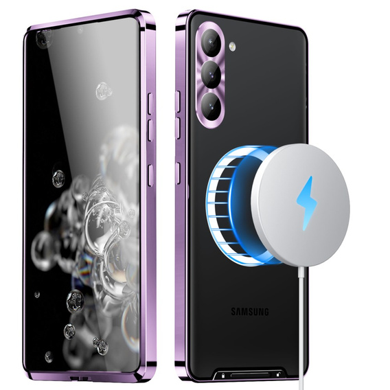 θήκη προστασίας κάμερας για το Samsung Galaxy S23 Plus, CamShield MagSafe, διαφανής / βιολετί