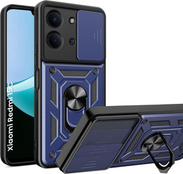 Θωρακισμένη θήκη για Xiaomi Redmi 15C 4G/LTE, CamShield Slide, μπλε