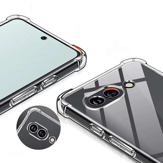 Θήκη για Google Pixel 9A, Dropproof, διαφανής