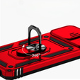 Θήκη για Motorola Moto G32, CamShield Slide, κόκκινο
