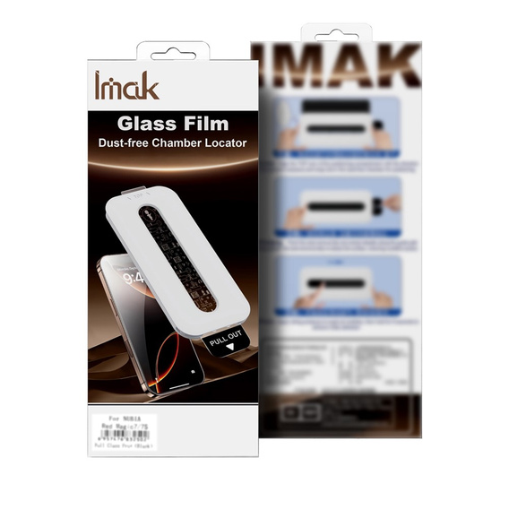 Τζάμι IMAK με πλαίσιο τοποθέτησης για Xiaomi 17 Pro Max, μαύρο