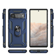 θωρακισμένη θήκη για Google Pixel 6 Pro, Nox Case Ring, σκούρο μπλε