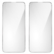 2x Μετριασμένο γυαλί για iPhone 15 Pro Max, ERBORD 9H Hard Glass στην οθόνη