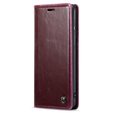θήκη CASEME για Samsung Galaxy S21 FE, Waxy Textured, κόκκινη