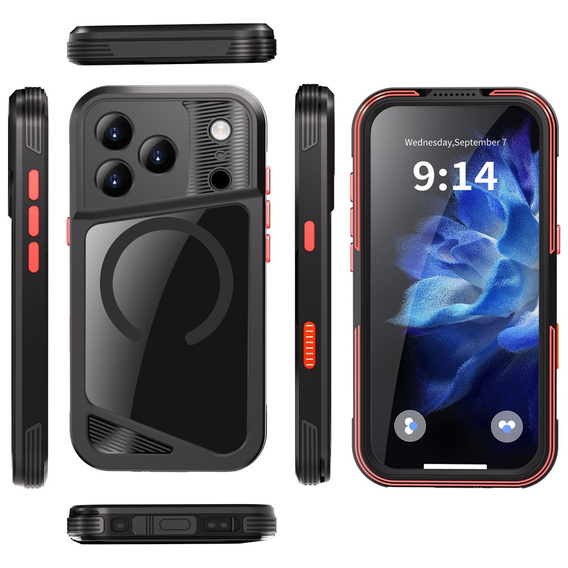 Αδιάβροχη θήκη SHELLBOX GTM IP68 με MagSafe για iPhone 17 Pro