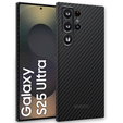 Θήκη για Samsung Galaxy S25 Ultra, ERBORD Full Kevlar, για MagSafe, μαύρη