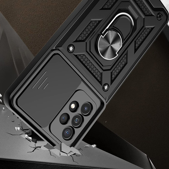 Θήκη για Samsung Galaxy A33 5G, CamShield Slide, μαύρο