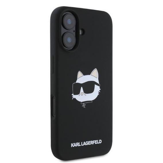 Θήκη Karl Lagerfeld Silicone Choupette Head Print για iPhone 16