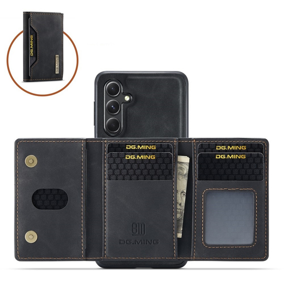 Θήκη για Samsung Galaxy A56 5G, DG.MING 2in1, μαύρη