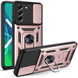 Θήκη για Samsung Galaxy S21 FE, CamShield Slide, ροζ rose gold