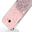 Θήκη για Samsung Galaxy J4 Plus, Glittery, ροζ