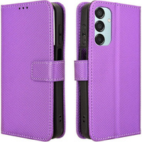 Θήκη με πτερύγιο για Samsung Galaxy M15 5G, Wallet Smart Magnet, μωβ