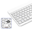 Το ασύρματο πληκτρολόγιο Mini Bluetooth για tablet, μαύρη