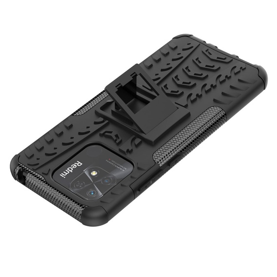 Θήκη για Xiaomi Redmi 10C, Tire Armor, μαύρη