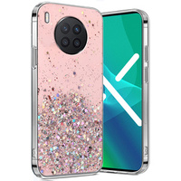 Θήκη για Huawei Nova 8i, Glittery, ροζ