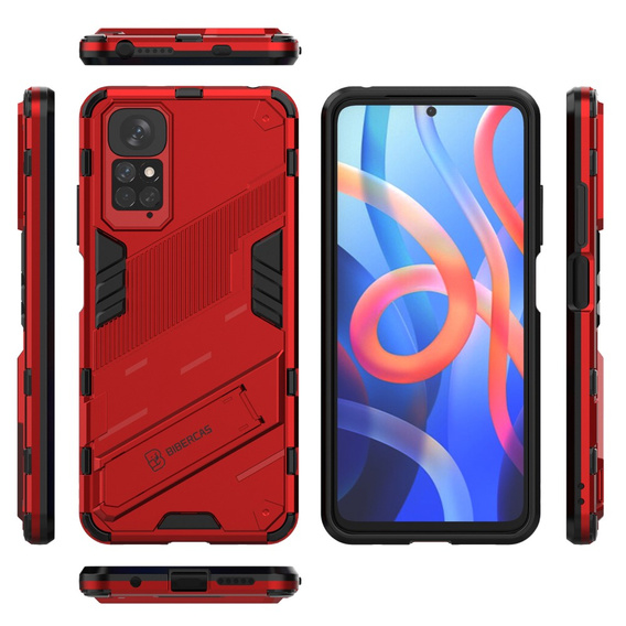 Θήκη για Xiaomi Redmi Note 11/11S, Military kickstand, μπλε