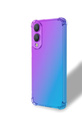 θήκη για το Samsung Galaxy S25 Edge, Gradient Dropproof, Μωβ / μπλε