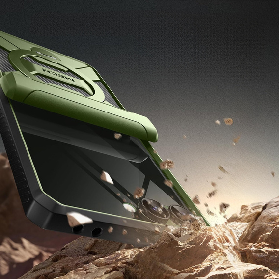 Θήκη Tongate MECH με MagSafe για Samsung Galaxy Z Flip7 FE / Z Flip6, πράσινο