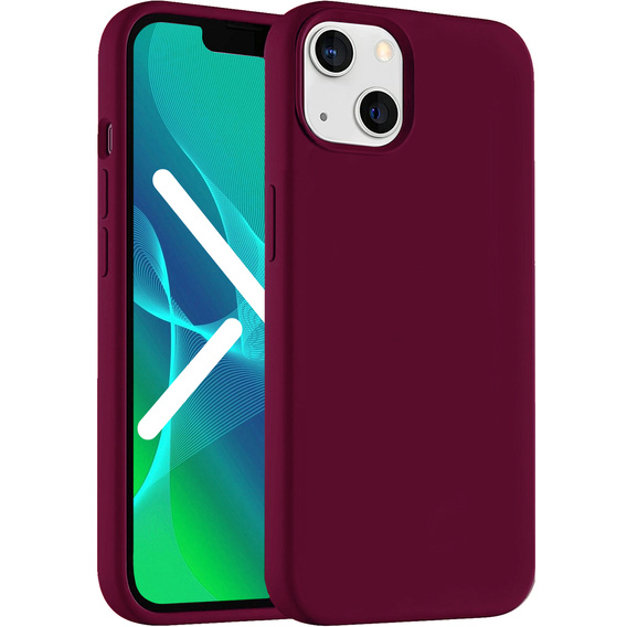 Θήκη για iPhone 14, Silicone Lite, κόκκινη