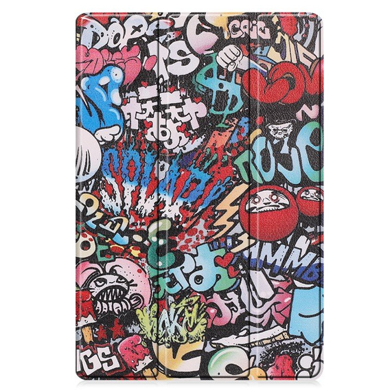 Θήκη για Samsung Galaxy Tab S9 Plus, Smartcase, graffiti