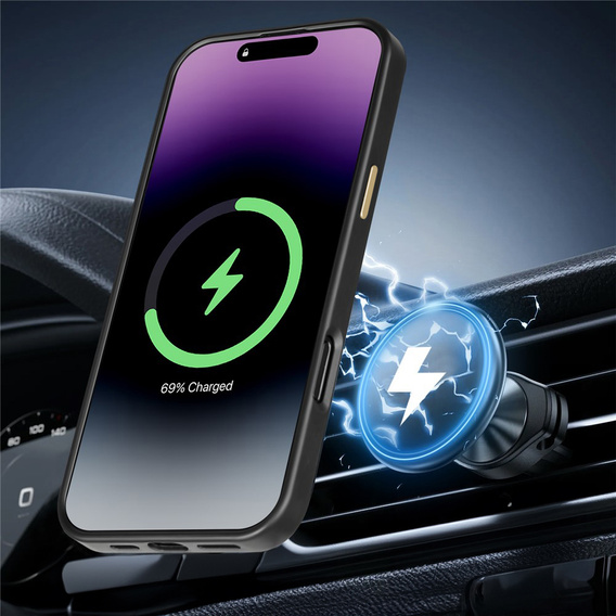 Μαγνητική θήκη από αραμιδική ίνα με μεταλλικό πλαίσιο για iPhone 17 Pro