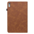 Θήκη για Lenovo Tab P11 Gen 2, Wallet Pen Slot, καφέ