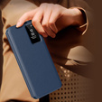 Αναδιπλούμενη θήκη για Samsung Galaxy S24 Ultra, Smart View Wallet, μπλε
