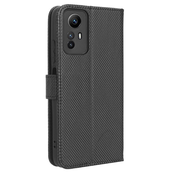 Θήκη με πτερύγιο για Xiaomi Redmi Note 12S 4G, Wallet Smart Magnet, μαύρη