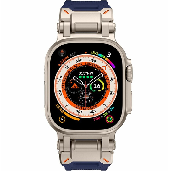 Λουράκι ERBORD ProTech για Apple Watch 1/2/3/4/5/6/7/8/9/SE/Ultra/Ultra 2 42/44/45/49MM, μπλε