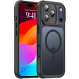 Ματ θήκη για iPhone 17 Pro Max, για Magsafe, μαύρο ματ