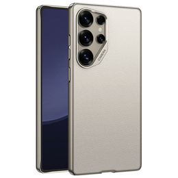 Θήκη για Samsung Galaxy S25 Ultra, GKK Leather, γκρι τιτάνιο