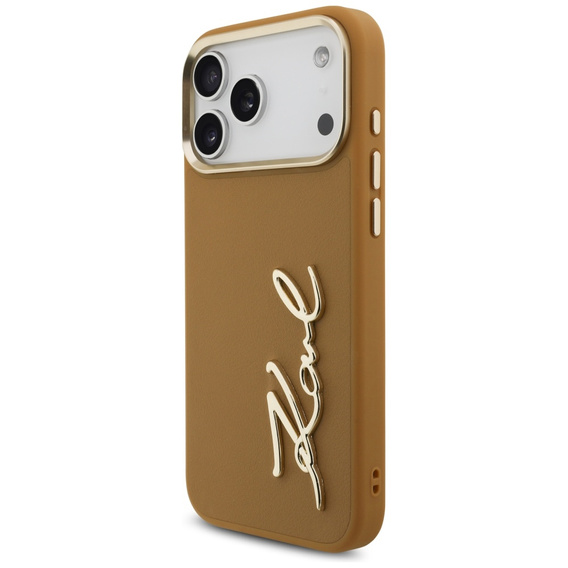 Θήκη Karl Lagerfeld Karl Script Logo – με μεταλλικά κουμπιά για iPhone 17 Pro Max