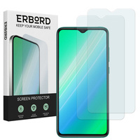 2x Μετριασμένο γυαλί για Xiaomi Redmi Note 8 Pro, ERBORD 9H Hard Glass στην οθόνη