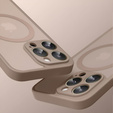 Θήκη για iPhone 16 Pro Max, για MagSafe, ERBORD Μatt Case, ροζ + Γυαλί οθόνης