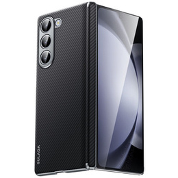 Θήκη SULADA Carbon Fiber για MagSafe για Samsung Galaxy Z Fold6 5G, μαύρο