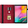Θήκη για Lenovo Tab M9, Wallet Pen Slot, butterflies, καφέ