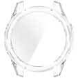 Θήκη 2σε1 + γυαλί μετριασμένο για Garmin Fenix 8 43mm, διαφανής