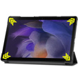 Θήκη για Samsung Galaxy Tab A8 10.5 SM-X200 SM-X205, Smartcase, μαύρη