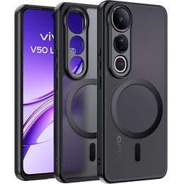 Θήκη για Vivo V50 Lite 4G / 5G, για MagSafe, ERBORD Μatt Case, μαύρη