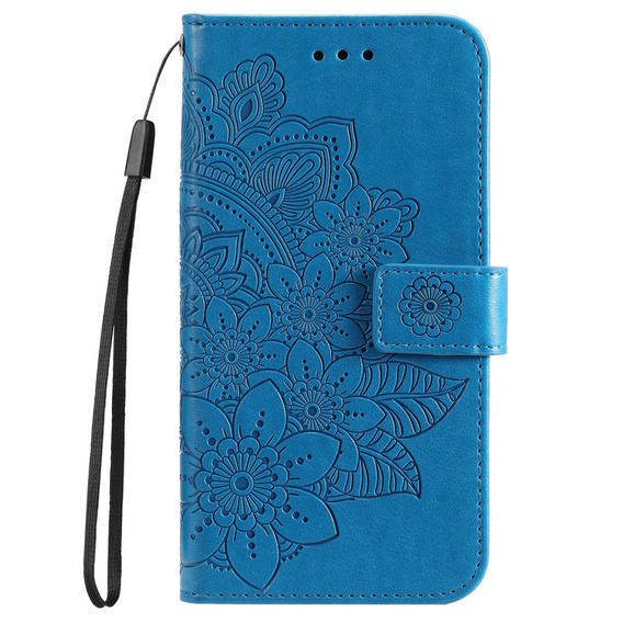 Θήκη με πτερύγιο για Samsung Galaxy A33 5G, Mandala Flower, μπλε
